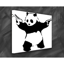 Panda con el arte del arma PoP